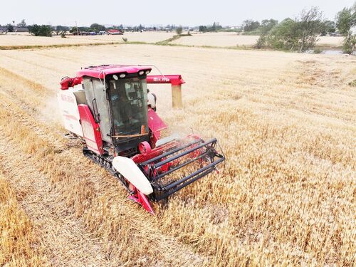 সম্পর্কে সর্বশেষ কোম্পানী কেস Pull Control Cable Application In A Combine Harvester