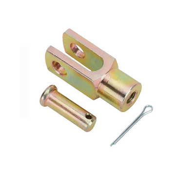 সিলিন্ডার স্টেইনলেস স্টীল Clevis পিন Cotter গহ্বরযুক্ত Clevis পিন জিংকযুক্ত ইস্পাত