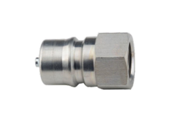 ISO7241B SS ওপেন ক্লোজ টাইপ হাইড্রোলিক কুইক কাপলার বিএসপি থ্রেড