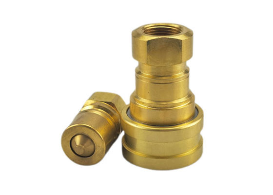 0.25 ইঞ্চি IATF16949 পুরুষ ব্রাস দ্রুত সংযোগ ফিটিং