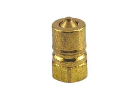 0.25 ইঞ্চি IATF16949 পুরুষ ব্রাস দ্রুত সংযোগ ফিটিং