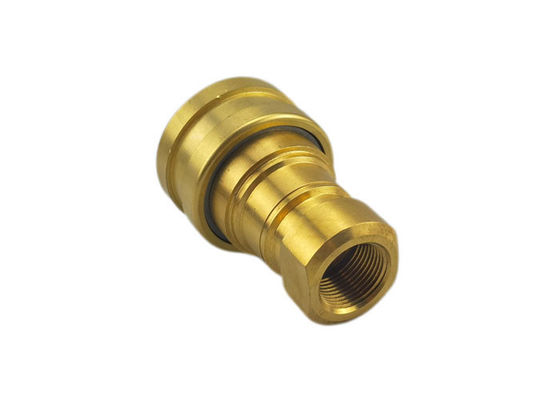 ISO7241B 0.75 ইঞ্চি হাইড্রোলিক ব্রাস দ্রুত সংযোজক