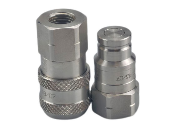0.5'' ISO16028 NPT হাইড্রোলিক ফ্ল্যাট ফেস কুইক কাপলার