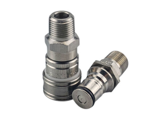 1500psi 0.25' নামমাত্র স্টেইনলেস স্টীল দ্রুত সংযোগ
