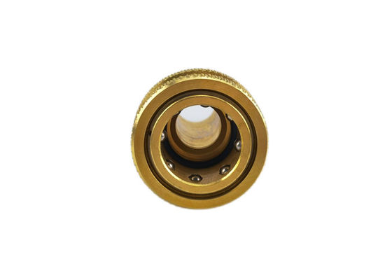 ব্রাস 0.5 ইঞ্চি 2200psi সোজা মাধ্যমে সংযোজক