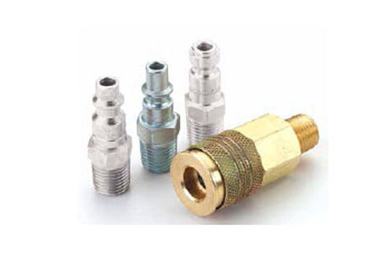 বায়ুসংক্রান্ত ISO9001 150psi ব্রাস দ্রুত রিলিজ কাপলিং