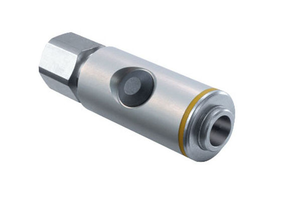 232psi 0.25''' Pneumatic দ্রুত সংযোজক, NBR এয়ার Hose দ্রুত সংযোগ সংযোজক