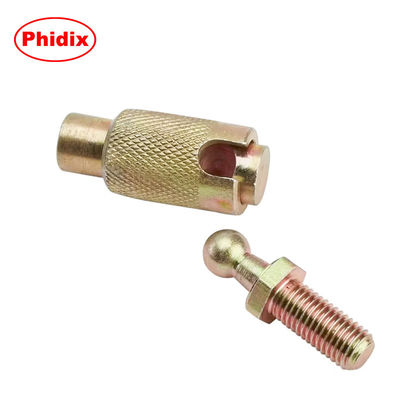 S-Knurling দ্রুত-বিচ্ছিন্ন বল জয়েন্টঃ দ্রুত সমাবেশ, জারা-প্রতিরোধী (জিংক-প্লেটেড, তাপ চিকিত্সা)