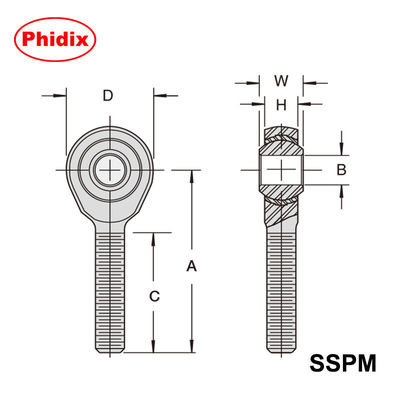 সামুদ্রিক স্টেইনলেস স্টীল রড শেষ