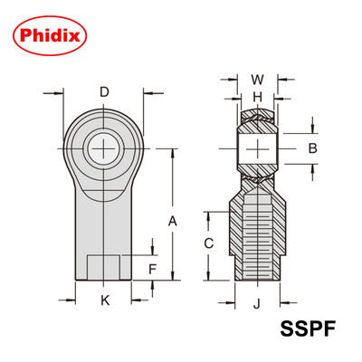 সামুদ্রিক স্টেইনলেস স্টীল রড শেষ