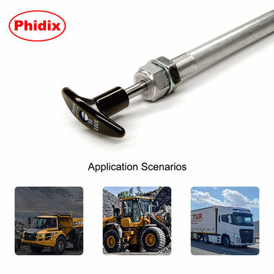 নিরাপদ লকিং মেকানিজম সহ টেকসই পুশ-পুল টুইস্ট লক কন্ট্রোল হ্যান্ডেল