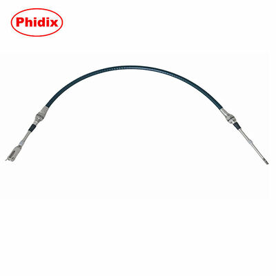 Heavy Duty Push-Pull Control Cable Assembly With Threaded End And U Fork
