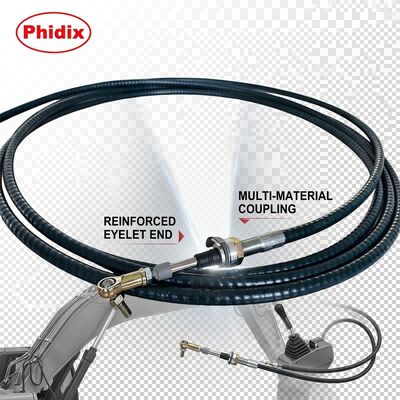 কাস্টম ইঞ্জিনিয়ারড অ্যাসেম্বলি মেকানিক্যাল কন্ট্রোল পুল অফারিং মিনিমাম বেন্ডিং রেডিয়াস 15CM জটিল মেকানিক্যাল সিস্টেমের জন্য পারফেক্ট