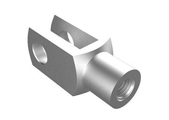 DIN71752 কার্বন ইস্পাত ইউ ফর্ক গ্যাস স্প্রিং রড শেষ clevis